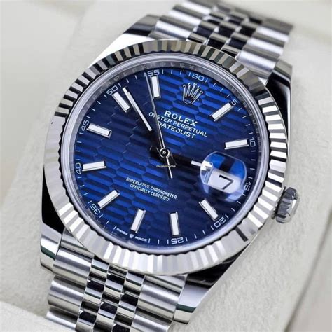 rolex datejust 41 blue 2023|Rolex Datejust 41 reference numbers.